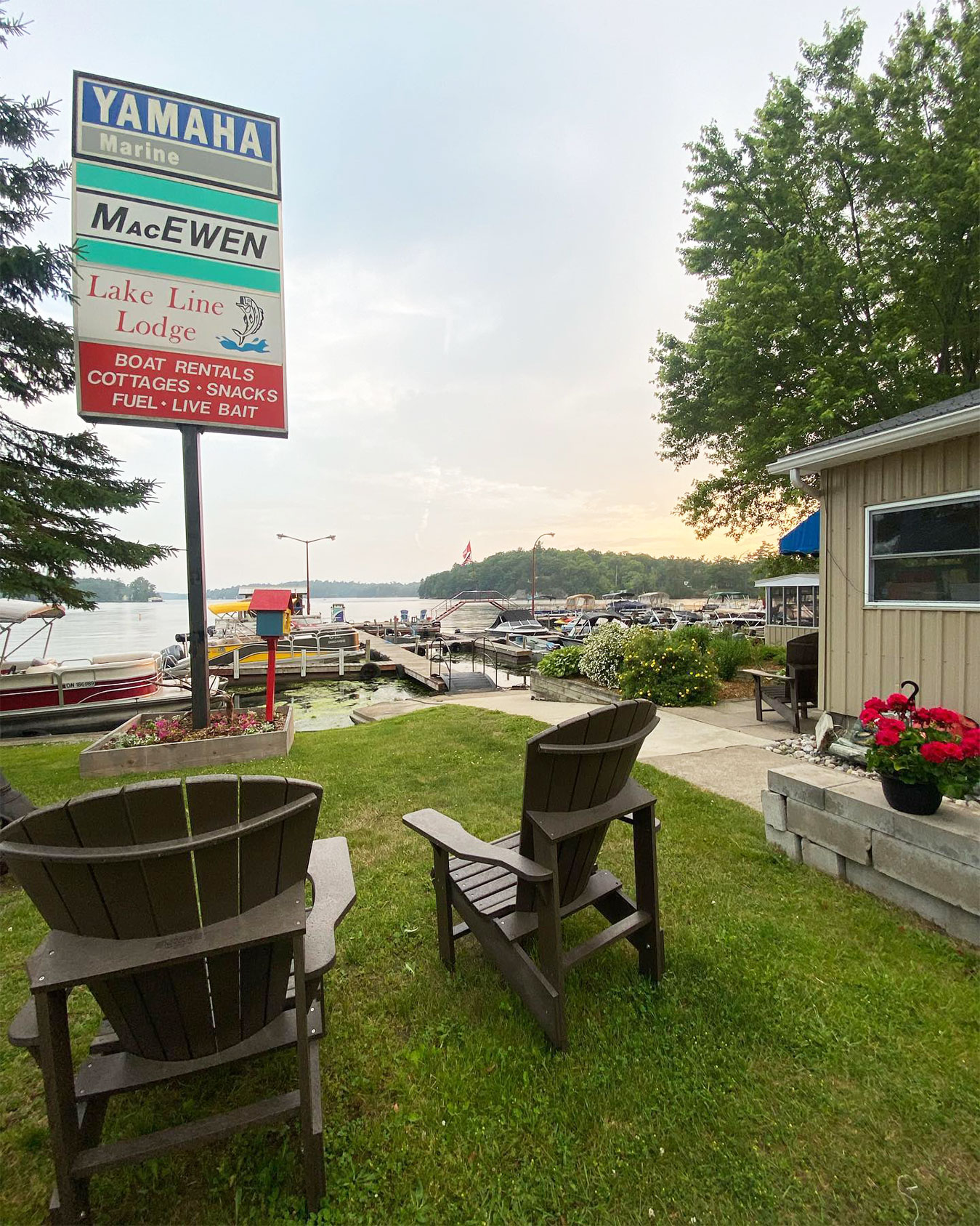 Lakeline Lodge + Marina A photo of Lakeline Lodge + Marina overlooking Charleston Lake
